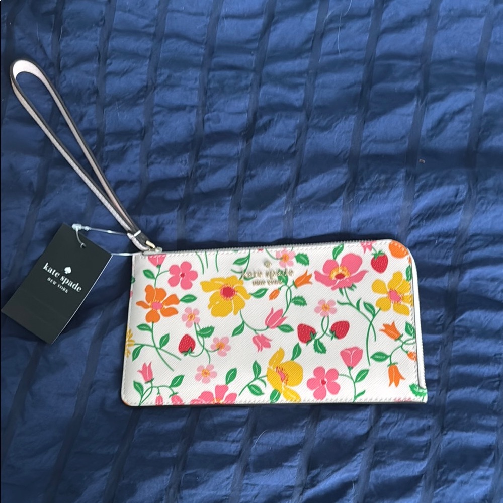 Kate Spade Floral Wristlet